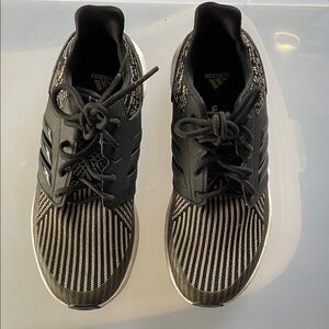 Adidas Black and White Athletic Sneakers size 5